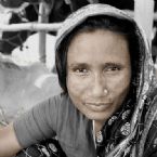 Women from the Global South who benefit  from microcredit loans