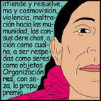 Remarkable women of the present and past are featured in a series of posters within the project "Women working for women"  that is exhibited throughout public urban spaces in Mexico 