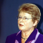 Norway's first female Prime Minister Gro Harlem Burntland